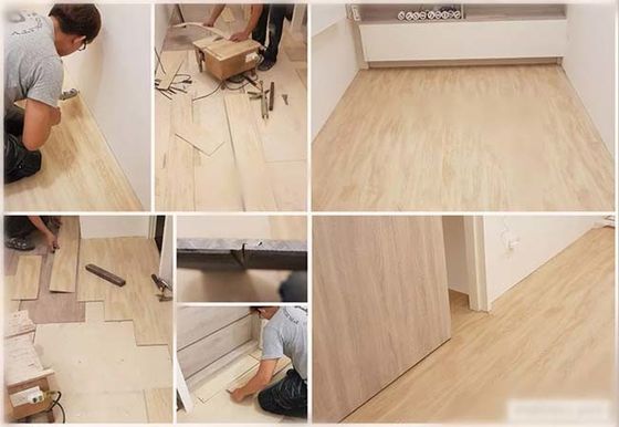 4mm 3.5mm Zemin Kilidi Tıklayın 4mm Vinil SPC Tıklayın Döşeme İç Mekan Fayansları