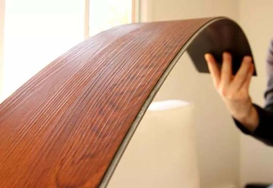 Ahşap Doku Vinil Tahta SPC Döşeme 1220x180mm Taş Plastik Çekirdek Yapay Tıklama