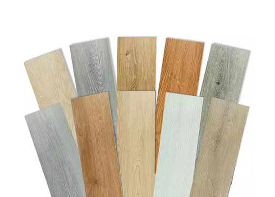 Ahşap Doku Vinil Tahta SPC Döşeme 1220x180mm Taş Plastik Çekirdek Yapay Tıklama