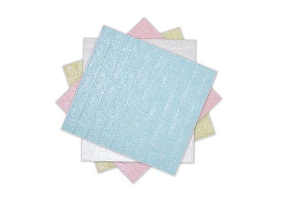 Kendinden Yapışkanlı 60x70cm PE Köpük Duvar Kağıdı 3D Köpük Duvar Sticker Nem Geçirmez
