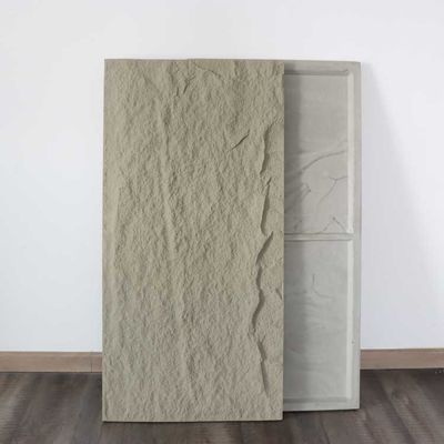 Kalın Döşeme PU Taş Panel Sahte Duvar Dekoru İçin Kurulumu Kolay 120 * 60cm 3cm