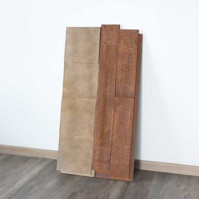 Kalın Döşeme PU Taş Panel Sahte Duvar Dekoru İçin Kurulumu Kolay 120 * 60cm 3cm