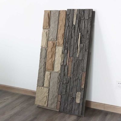 Poliüretan PU Taş Panel Duvar Sahte Hafif 120 * 60cm