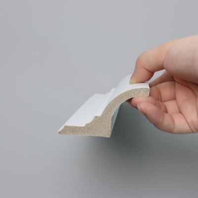 PVC PS Dekoratif Süpürgelik Beyaz Döşeme Ahşap Tasarım Duvar Süpürgelik 2.8m