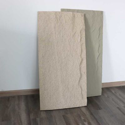 Hafif PU Poliüretan Taş Panel Duvar Yapay Sahte 1200 * 600mm