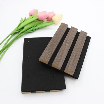%100 Polyester+MDF Kaplamalı Akustik Levha Kare Şekilli Ses Yalıtımı