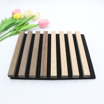 %100 Polyester+MDF Kaplamalı Akustik Levha Kare Şekilli Ses Yalıtımı