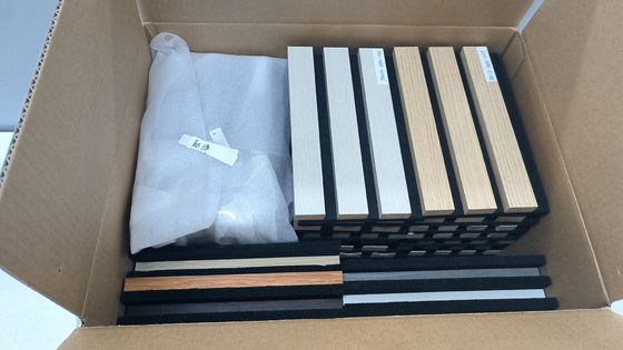 Ev Akustik Panel Modern Yüksek Absorpsiyon Ahşap Kayalık Panel For