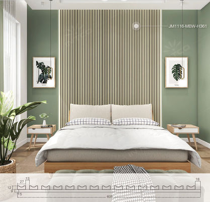 Ev Akustik Panel Modern Yüksek Absorpsiyon Ahşap Kayalık Panel For