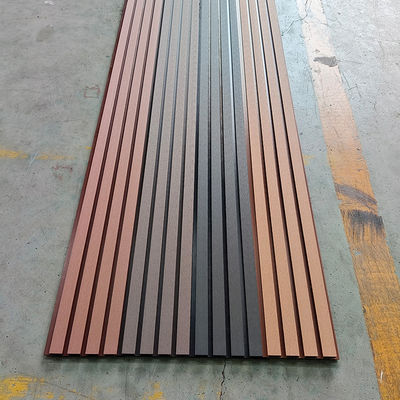 Dışarısı Ahşap WPC Duvar Kaplama Dekoratif 219 * 26mm
