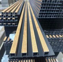 Yüksek Kaliteli Fluted Kompozit Wpc İç Duvar Kaplamaları Renkli