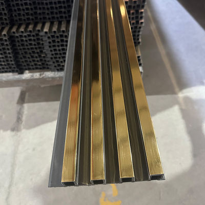 İç dekorasyon İç duvarlar için ahşap plastik kompozit 160x24 Wpc panelleri
