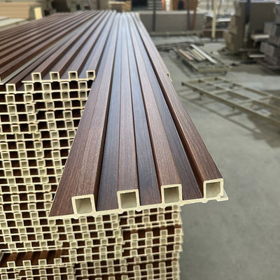 İç dekorasyon İç duvarlar için ahşap plastik kompozit 160x24 Wpc panelleri