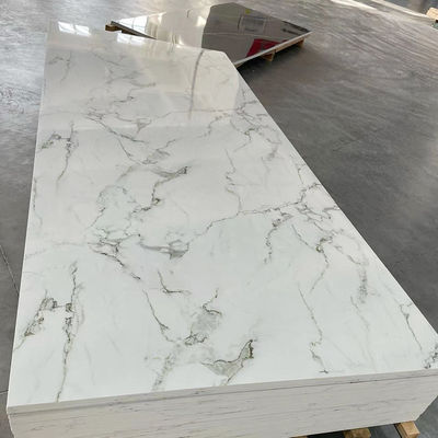 İç dekorasyon için Parlak/Mat PVC Mermer Yaprak
