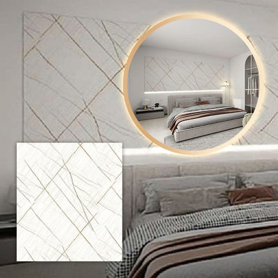 İç dekorasyon için Parlak/Mat PVC Mermer Yaprak