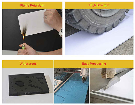 8mm PVC Köpük Panolar Beyaz Köpük Pano 4x8 Suya Dayanıklı PVC Köpük Pano Panelleri