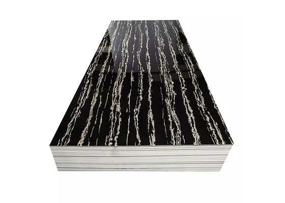 Kapalı Duvar Dekoru İçin 3mm 4x8 PVC UV Mermer Levha