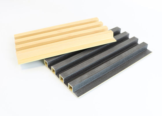 İç Dekorasyon İçin Ahşap Taneler Lamine İç WPC Duvar Paneli 160x24mm
