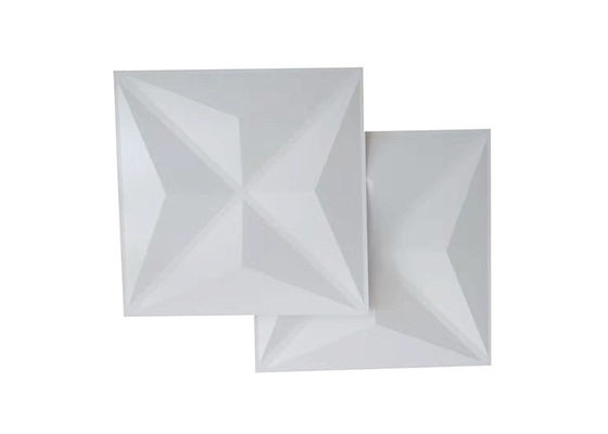Duvarlar için PVC Reçine Suya Dayanıklı Ev Dekoratif 3D İç Cephe Paneli