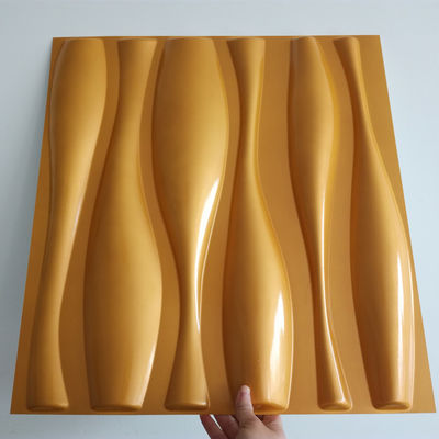 50x50cm Dekoratif 3D Duvar Panelleri Ev İç Mekan Modern Tasarım %100 PVC