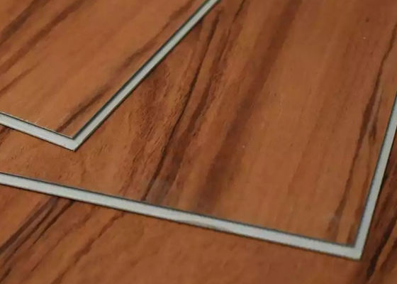180x1220x4mm Ahşap Tahıl Tıklayın SPC Döşeme Suya Dayanıklı Plastik PVC Döşeme