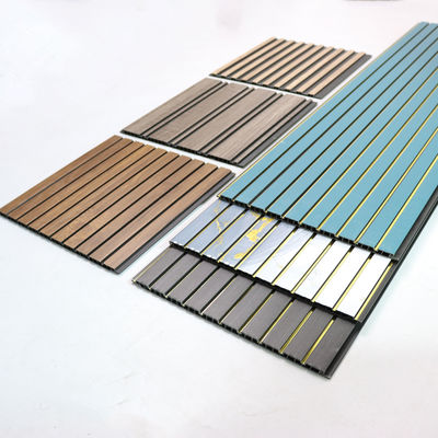 Ahşap Taneler PVC Duvar Paneli Dekoratif Duvar Tahtaları Yatak Odası Oturma Odası TV Arkaplan Duvarı İçin Ekolojik Dost Malzemeler