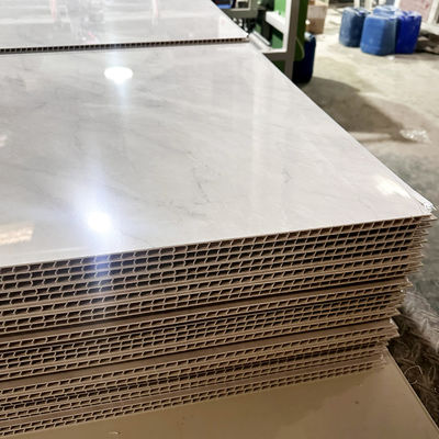 Marble Eco-Friendly Plastic Bathroom Panels For Interior Walls Villa Apartment Waterproof Bathroom