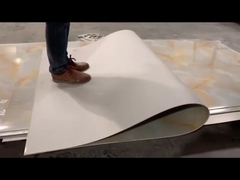 İç Dekorasyon Duvar Arka Plan Paneli UV Kaplama PVC Mermer Levha