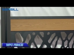 Bahçe Co Ekstrüzyon WPC Çit Paneli Ahşap Plastik Kompozit Küf Geçirmez