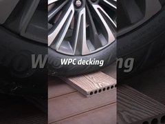 WPC Ahşap Plastik Kompozit Decking Board Katı WPC Dış Mekan Zemin