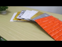 Duvarlar için PVC Reçine Suya Dayanıklı Ev Dekoratif 3D İç Cephe Paneli